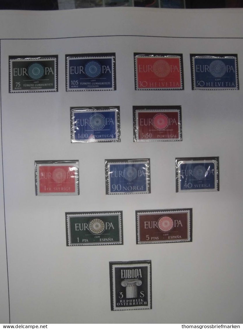 Sammlung Europa CEPT 1956-1979 postfrisch komplett + Extras in Lindner (51062)