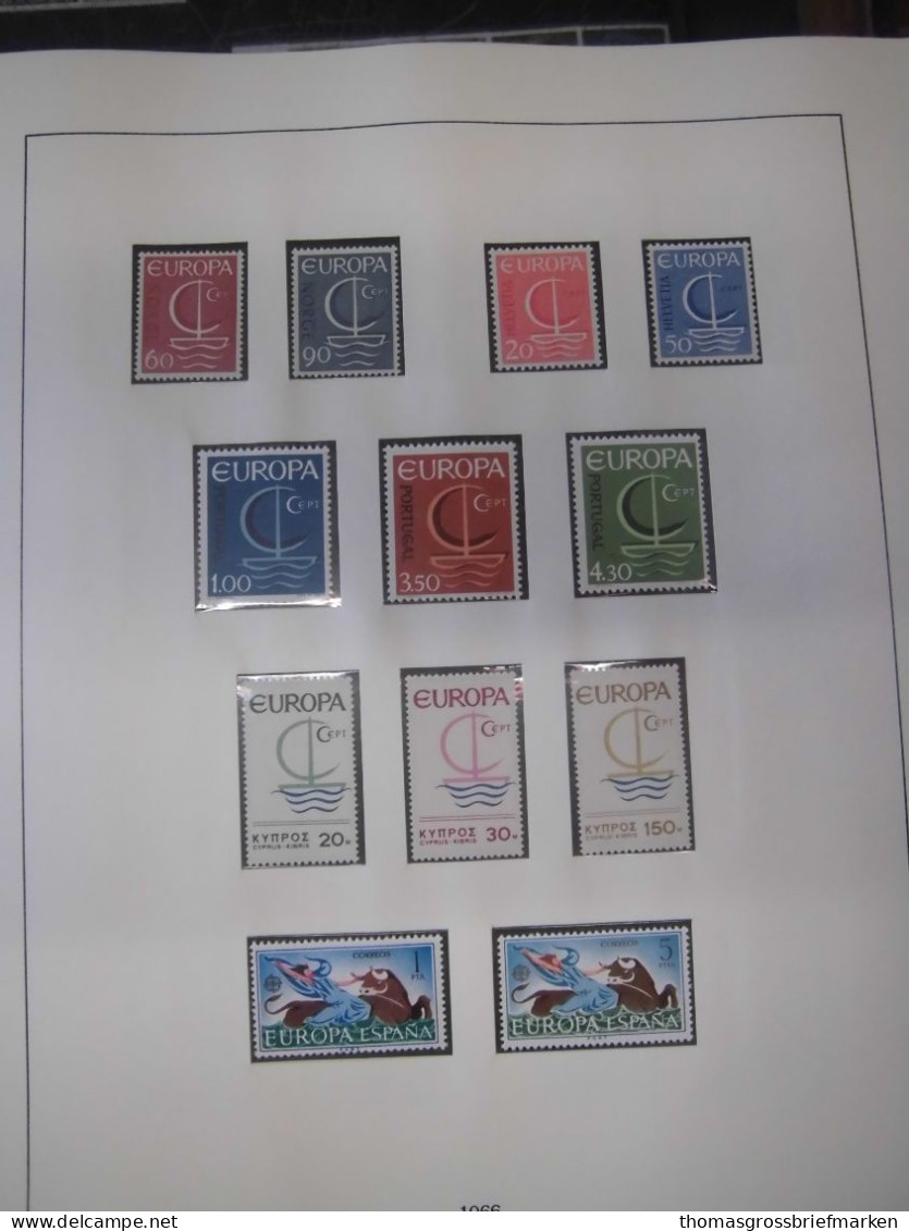 Sammlung Europa CEPT 1956-1979 postfrisch komplett + Extras in Lindner (51062)