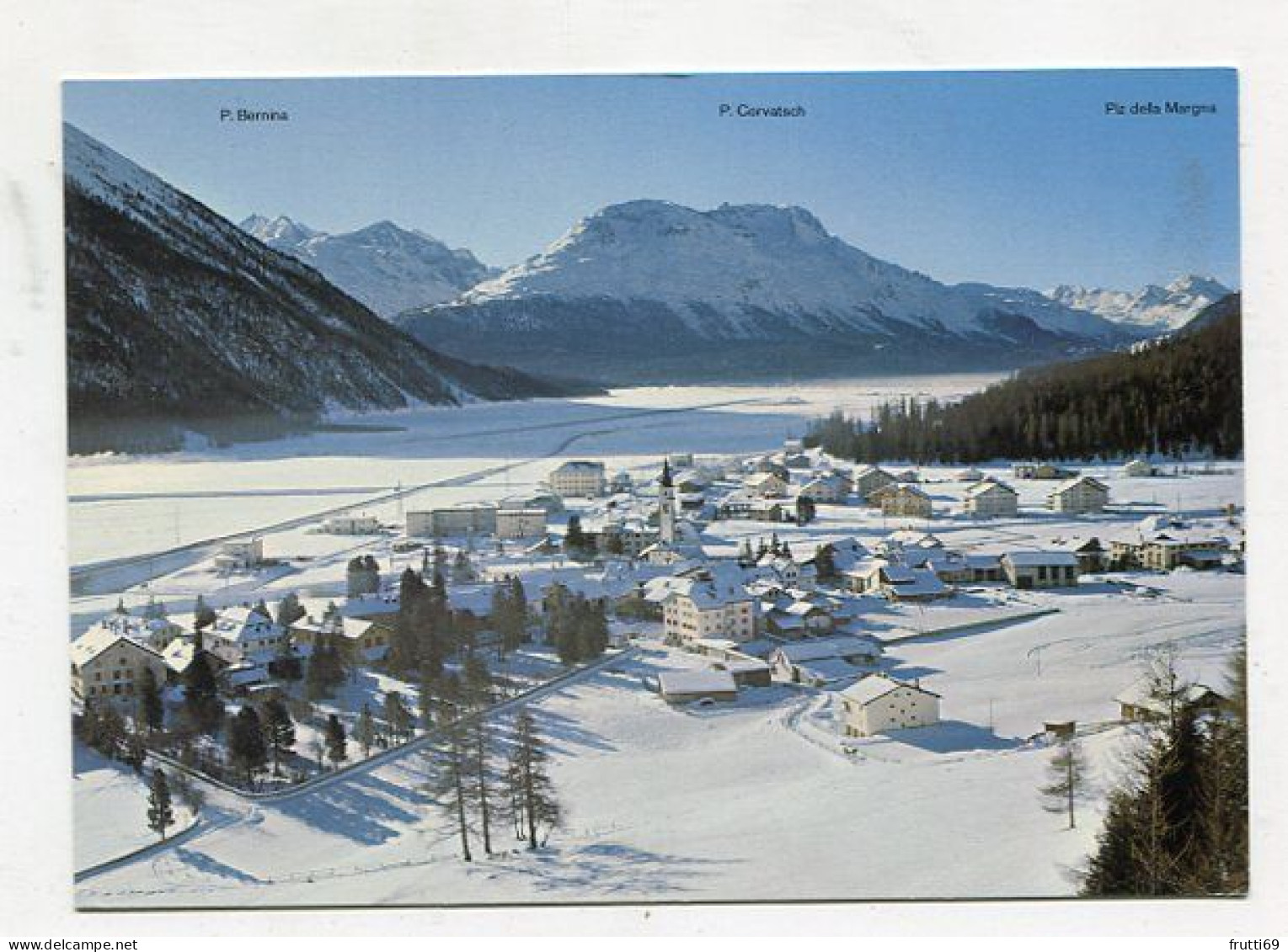 AK 142926 SWITZERLAND - Bever Gegen P. Bernina - P. Corvatsch Und Piz Della Margna - Bever