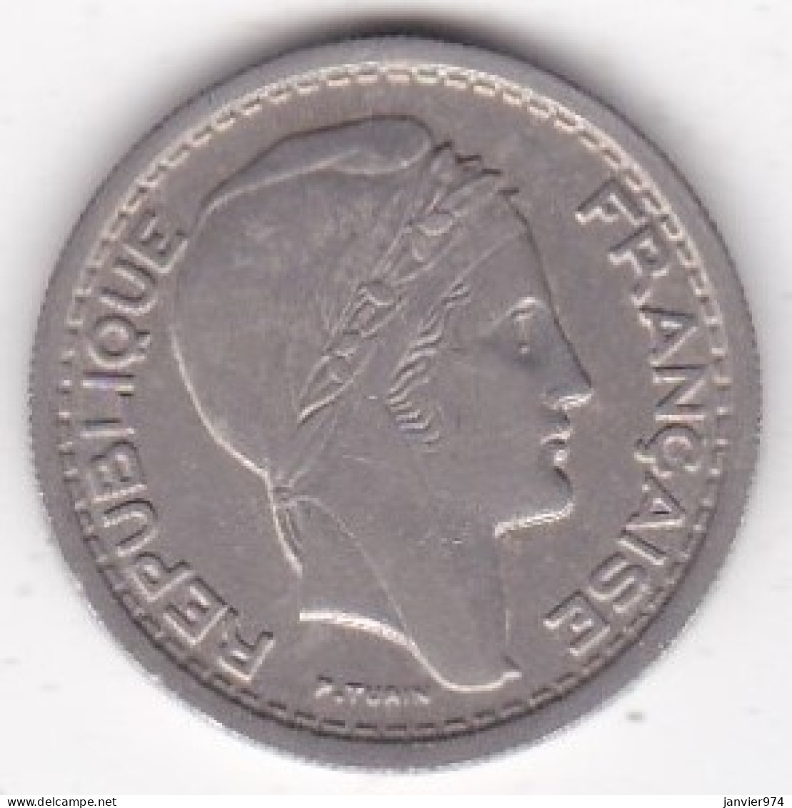 Algerie. Protectorat Français 20 Francs Turin 1949, Cupronickel , KM# 48 - Argelia
