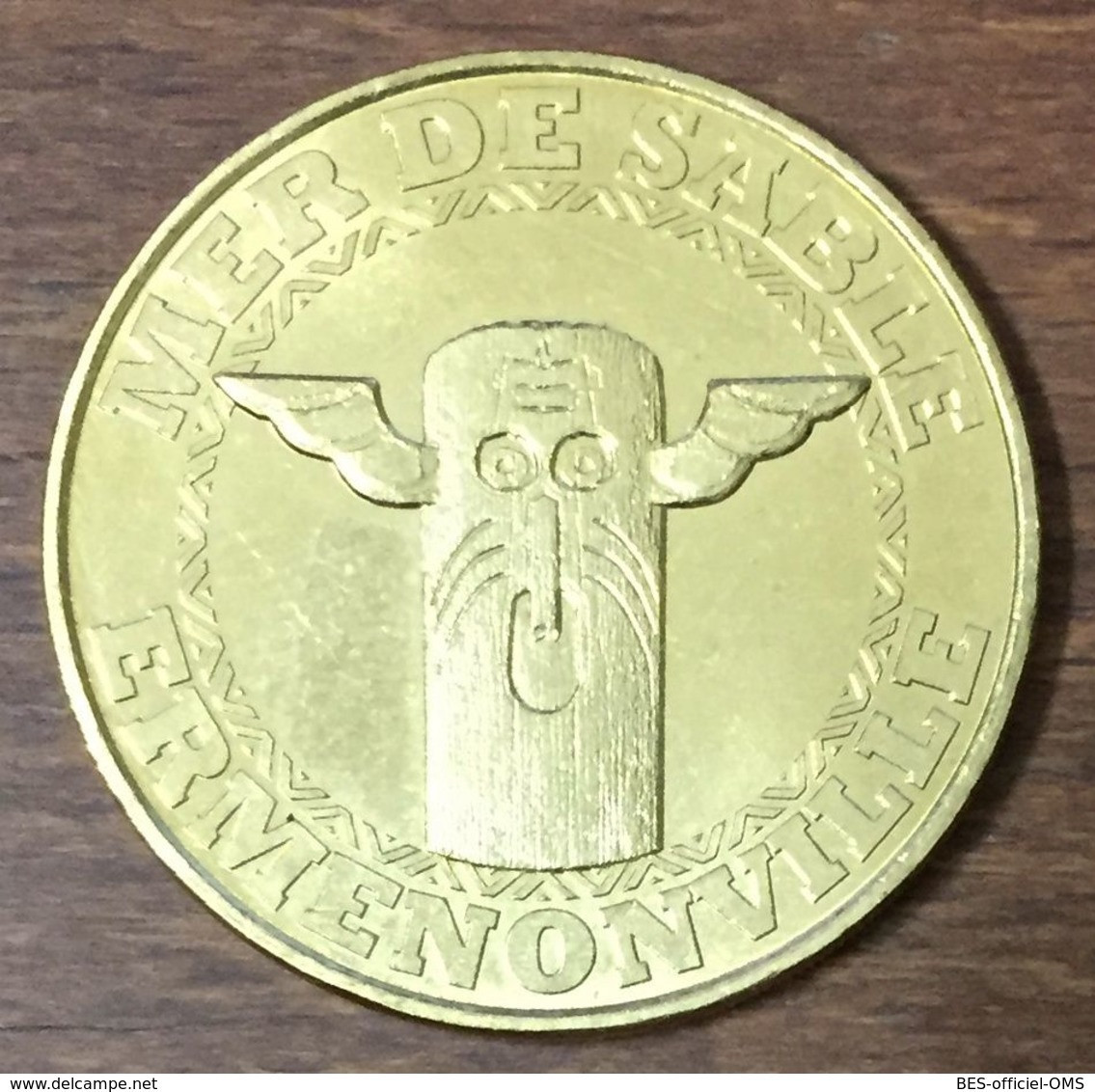 60 ERMENONVILLE LA MER DE SABLE LE TOTEM MDP 2019 MÉDAILLE SOUVENIR MONNAIE DE PARIS JETON TOURISTIQUE TOKEN MEDALS COIN - 2019