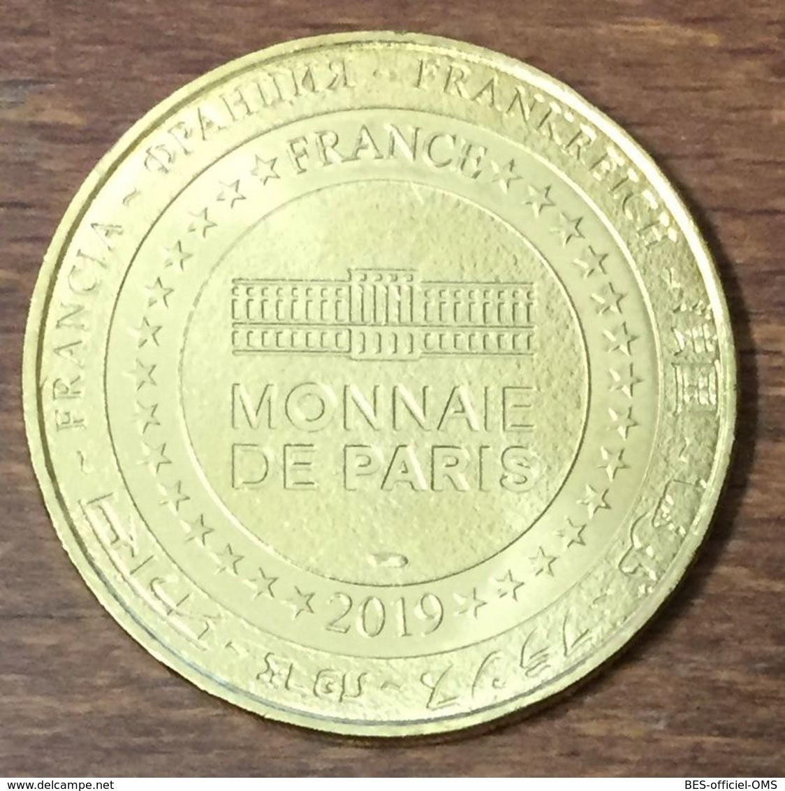 60 ERMENONVILLE LA MER DE SABLE LE TOTEM MDP 2019 MÉDAILLE SOUVENIR MONNAIE DE PARIS JETON TOURISTIQUE TOKEN MEDALS COIN - 2019