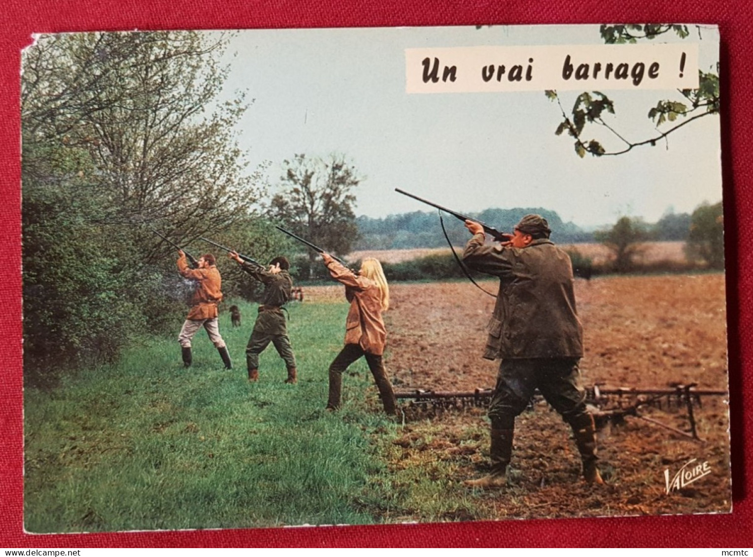 CPM - Les Plaisirs De Saint Hubert  - Un Vrai Barrage  - Chasse , Chasseur, Chasseurs - Chasse