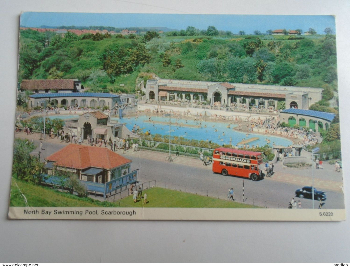 D196376   UK -England - Yorkshire - Scarborough -North Bay -Swimmin Pool-Operation Gatepost PU Ca 1970's Sent To Hungary - Scarborough