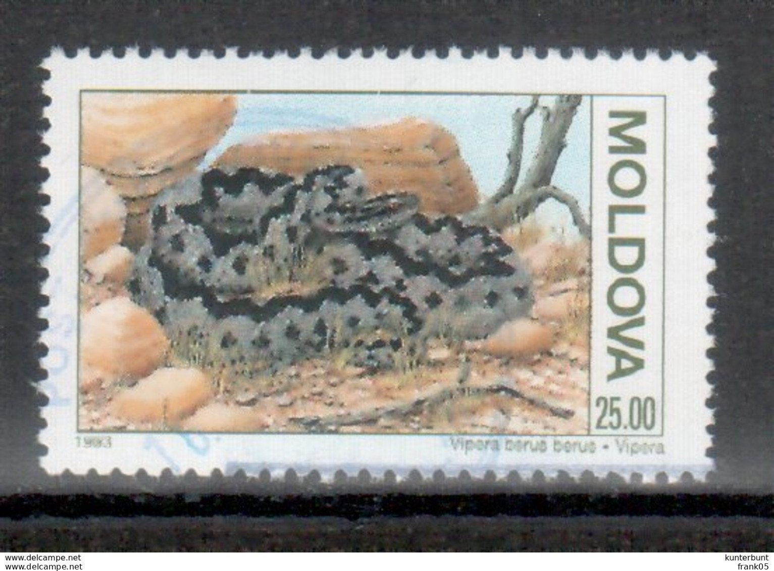 Moldova / Moldawien WWF Snakes / Schlangen Michel Nr 55 O - Moldavie