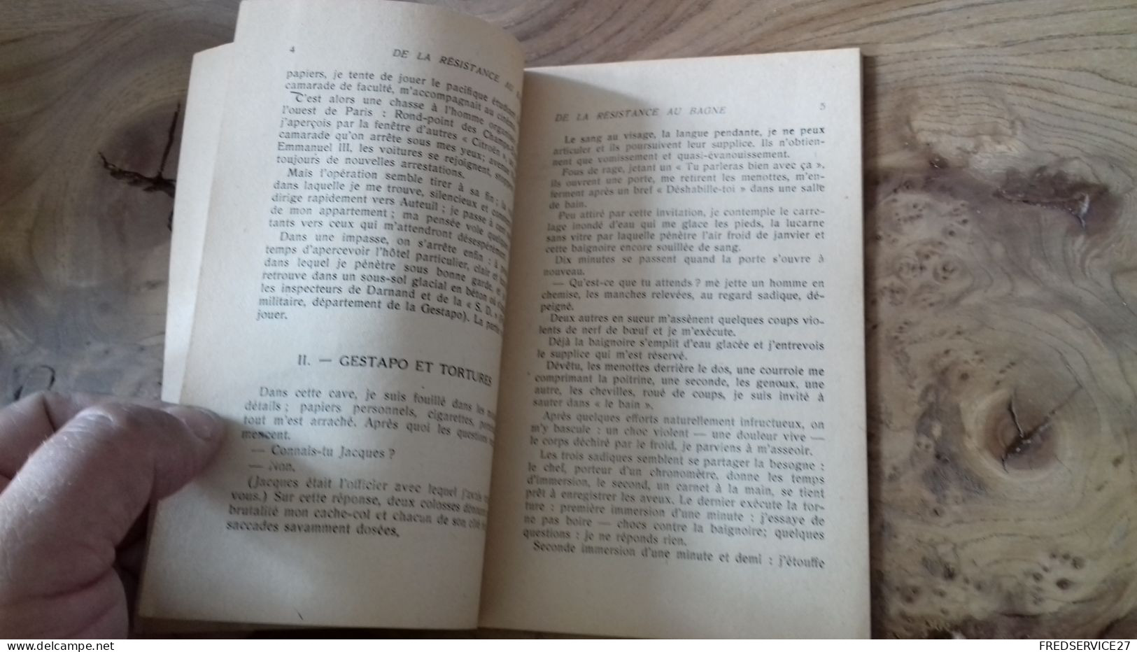 124/ REVELATIONS FRESNES BUCHENWALD VIA AUSCHWITZ DE LA RESISTANCE DU BAGNE 2 - Autres & Non Classés