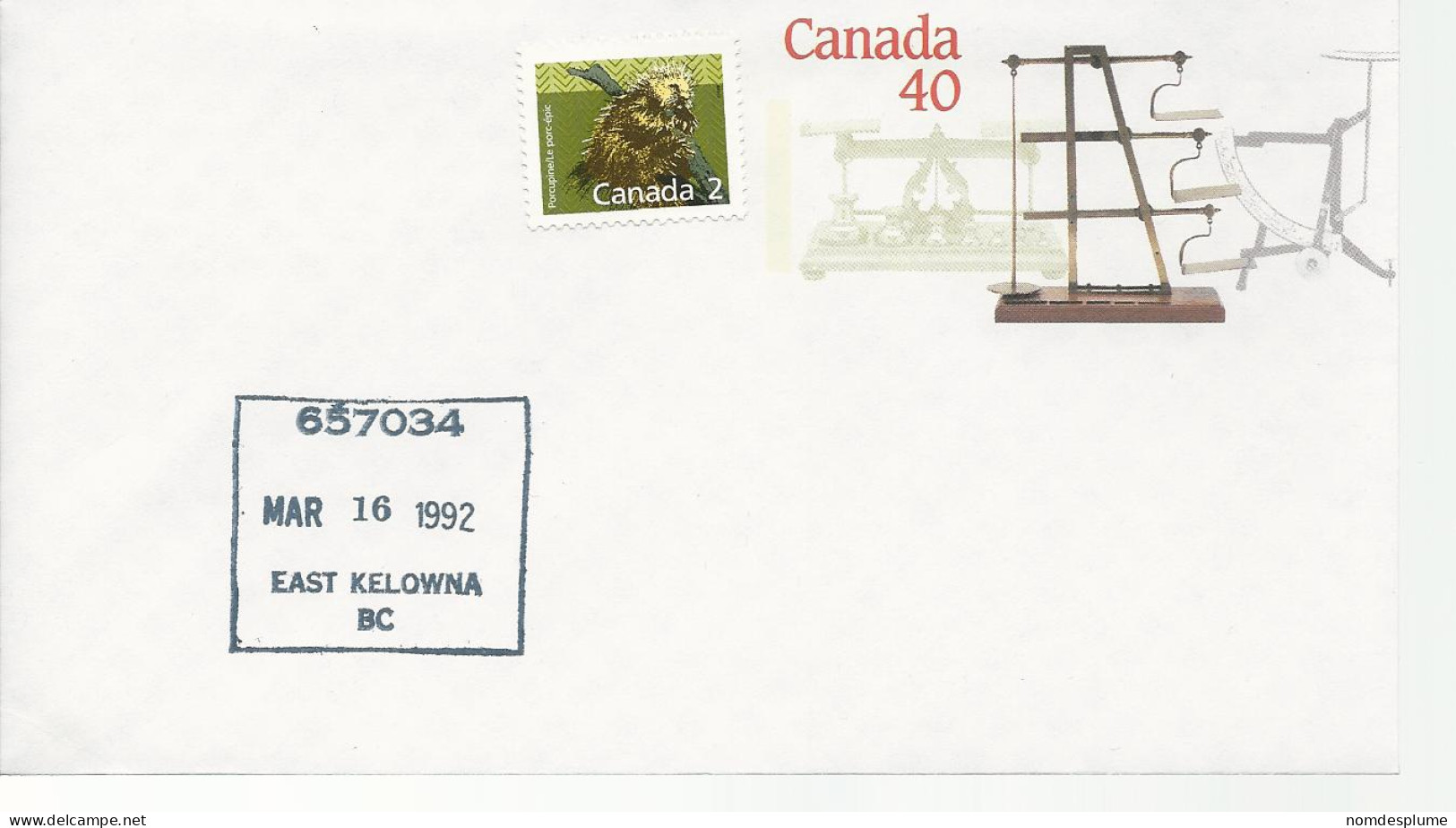 23102) Canada  East Kelowna Postmark Cancel  - Covers & Documents