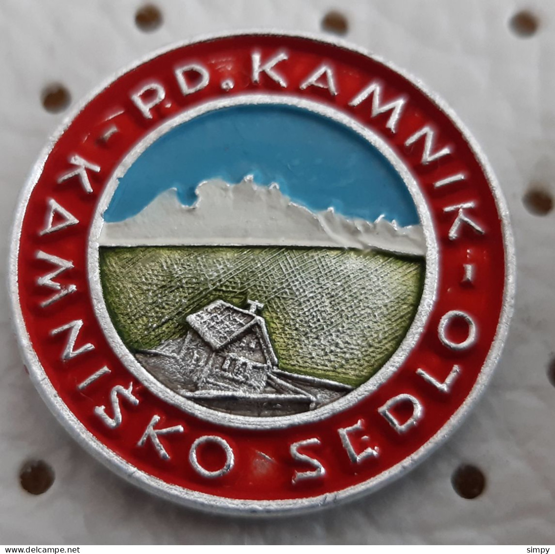 Kamnisko Sedlo Alpine Association Of  PD Kamnik Alpinism, Mountaineering Slovenia Pin - Alpinismo, Escalada