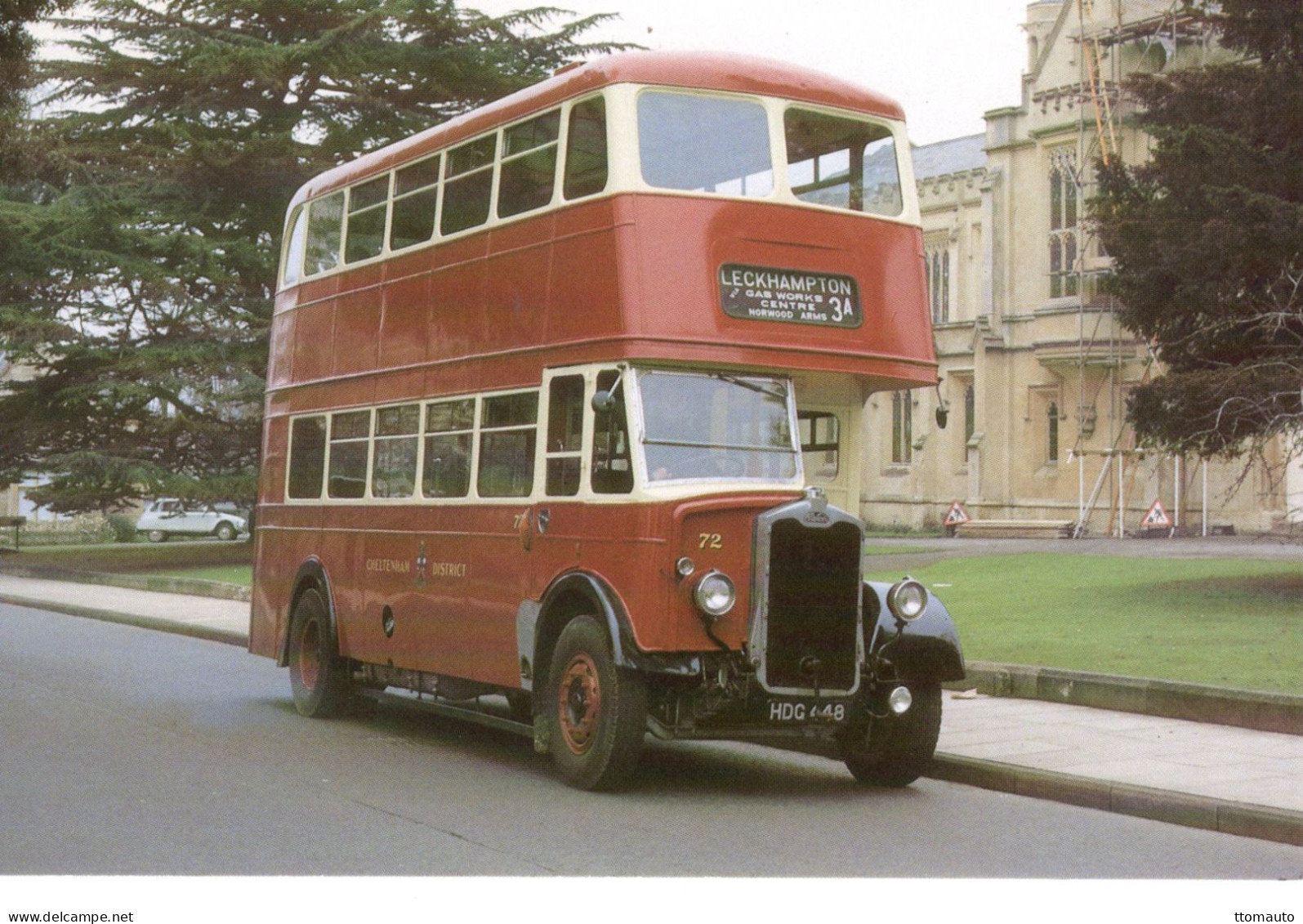 Albion Venturer CX19 Double-Decker Bus With Open Rear Platform Body By Metro-Cammell  -  CPM - Bus & Autocars