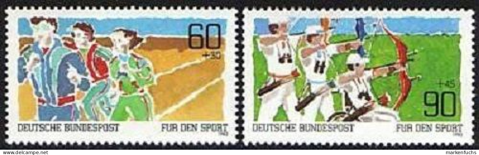 Bund / Nr.  1127 - 1128  Sport  Postfrisch - Tir à L'Arc