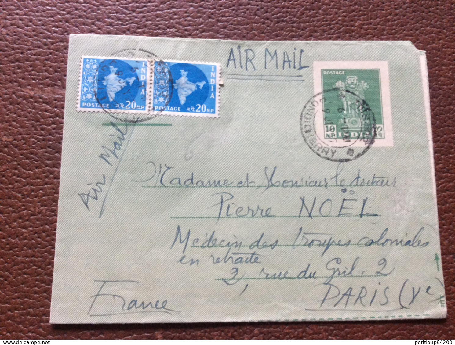 ** POSTE AÉRIENNE  Inde  357 - Airmail