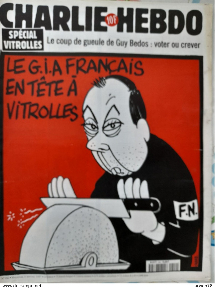 CHARLIE HEBDO 1997 N° 242 LE G I A FRANCAIS EN TETE A VITROLLES MEGRET LE FRONT NATIONAL - Humour