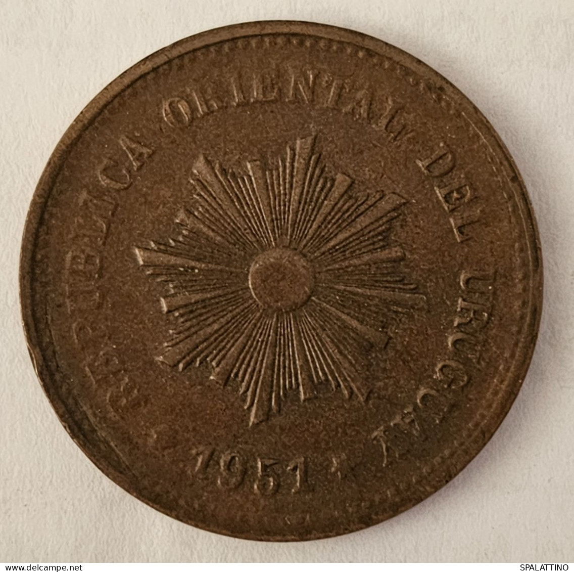 URUGUAY- 5 CENTESIMOS 1951. - Uruguay