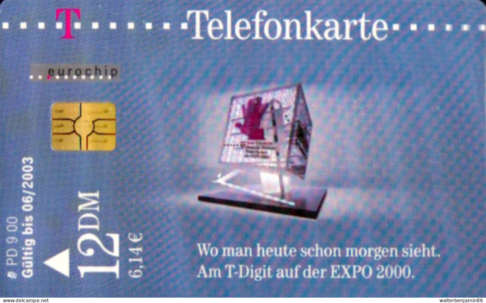 SCHEDA PHONECARD GERMANY EXPO 2000 PD 09/00 011 3310 3 005 - P & PD-Series: Schalterkarten Der Dt. Telekom