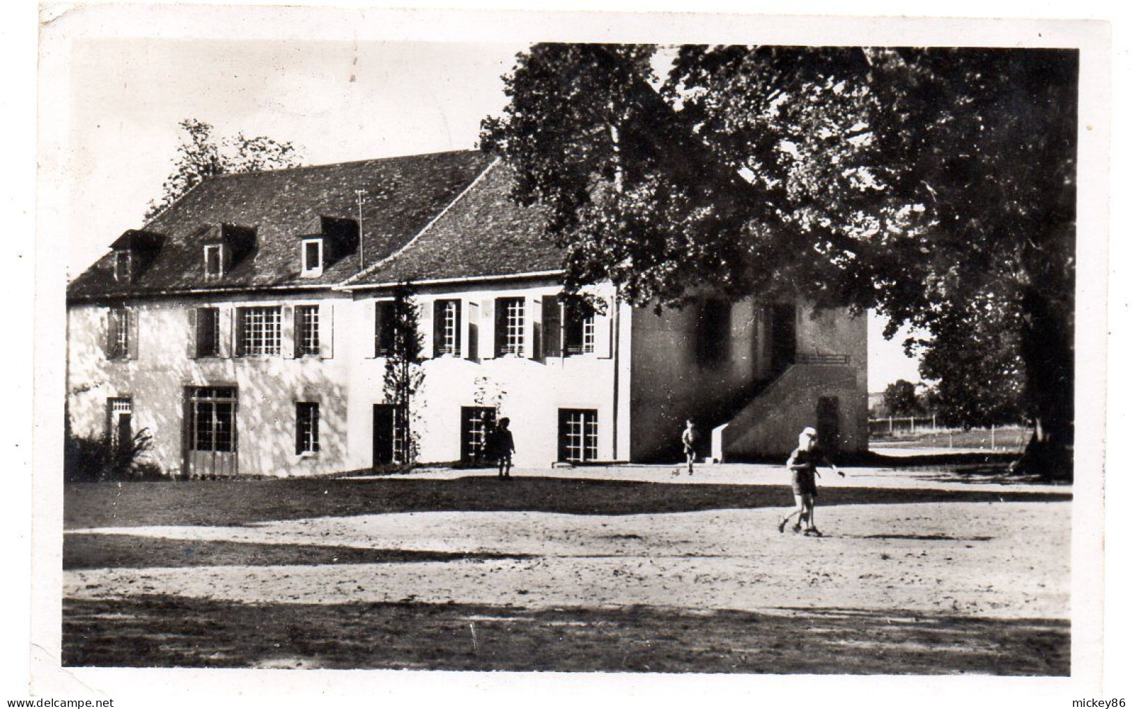 GEVINGEY  -1955-- Colonie De Vacances Du CIC (petite Animation).--Le Domaine Des Petits....  ..timbre, Cachet ,griffes - Montsauche Les Settons