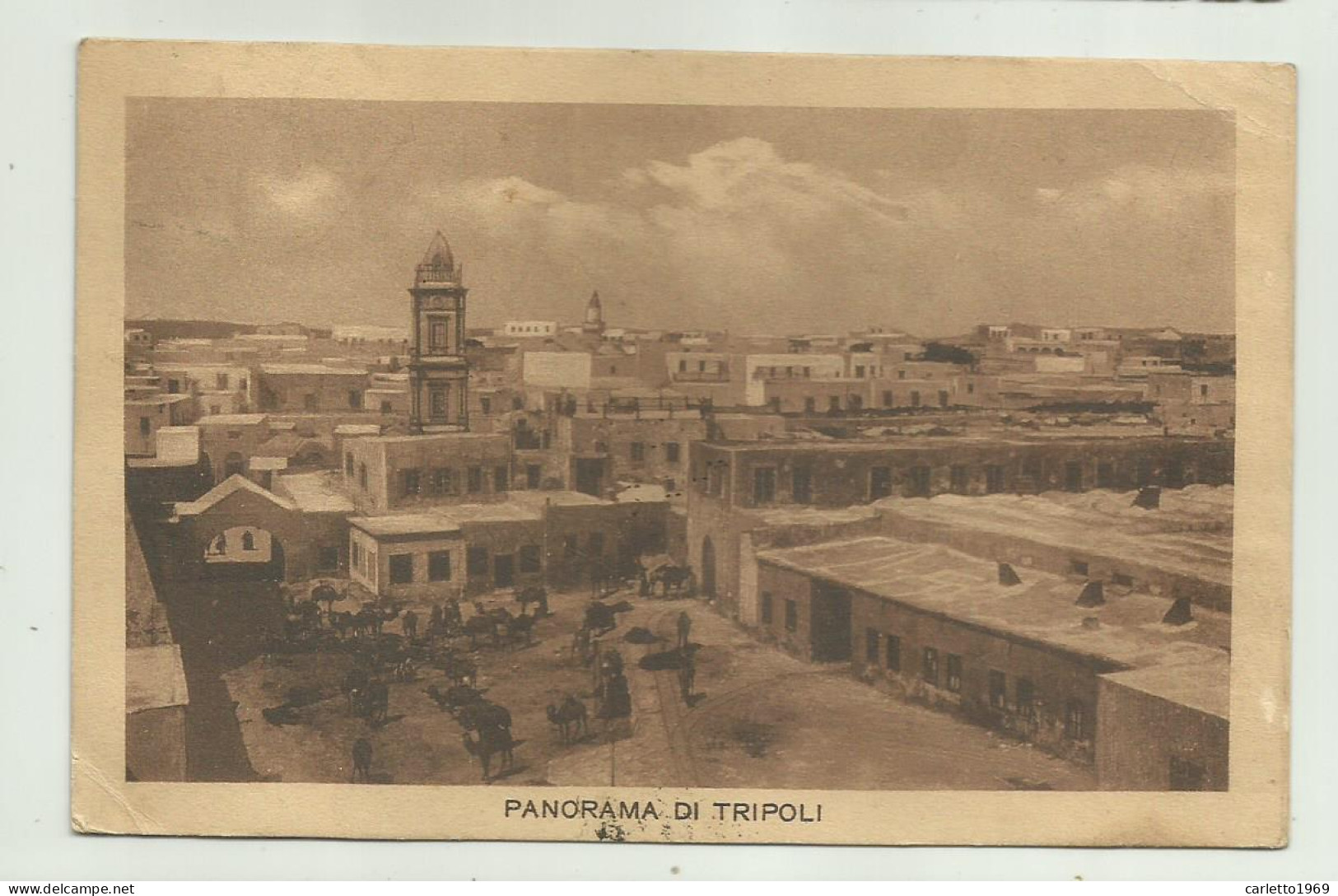 PANORAMA DI TRIPOLI - VIAGGIATA FP - Libya