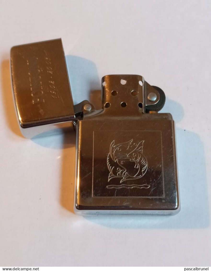 BRIQUET ZIPPO SIGNE ZODIACAL POISSONS - Zippo