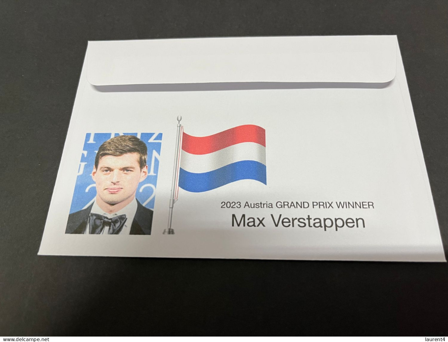 4-7-2023 (1 S 17) Formula One - 2023 Austria Grand Prix - Winner Max Verstappen (2 July 2023) OZ Formula 1 Stamp - Otros & Sin Clasificación