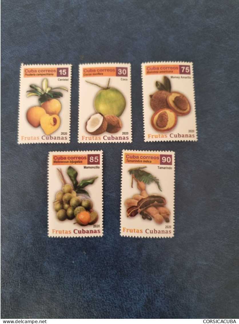 CUBA  NEUF   2020   FRUTAS  CUBANAS   //  PARFAIT  ETAT  //  1er  CHOIX  // - Unused Stamps
