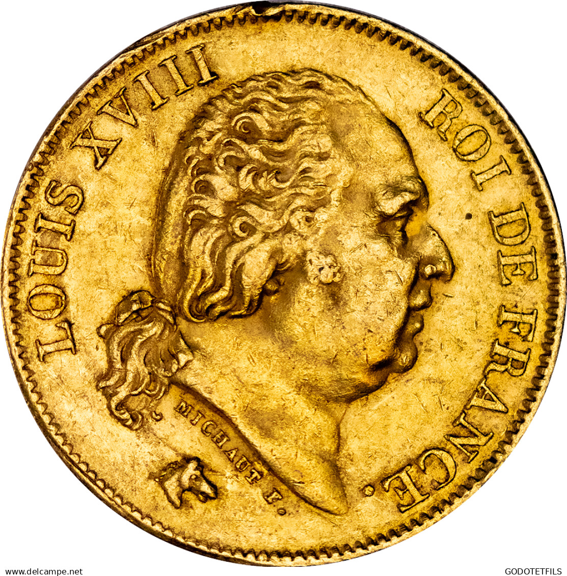 Restauration - 40 Francs Louis XVIII 1816 Bayonne - 40 Francs (goud)