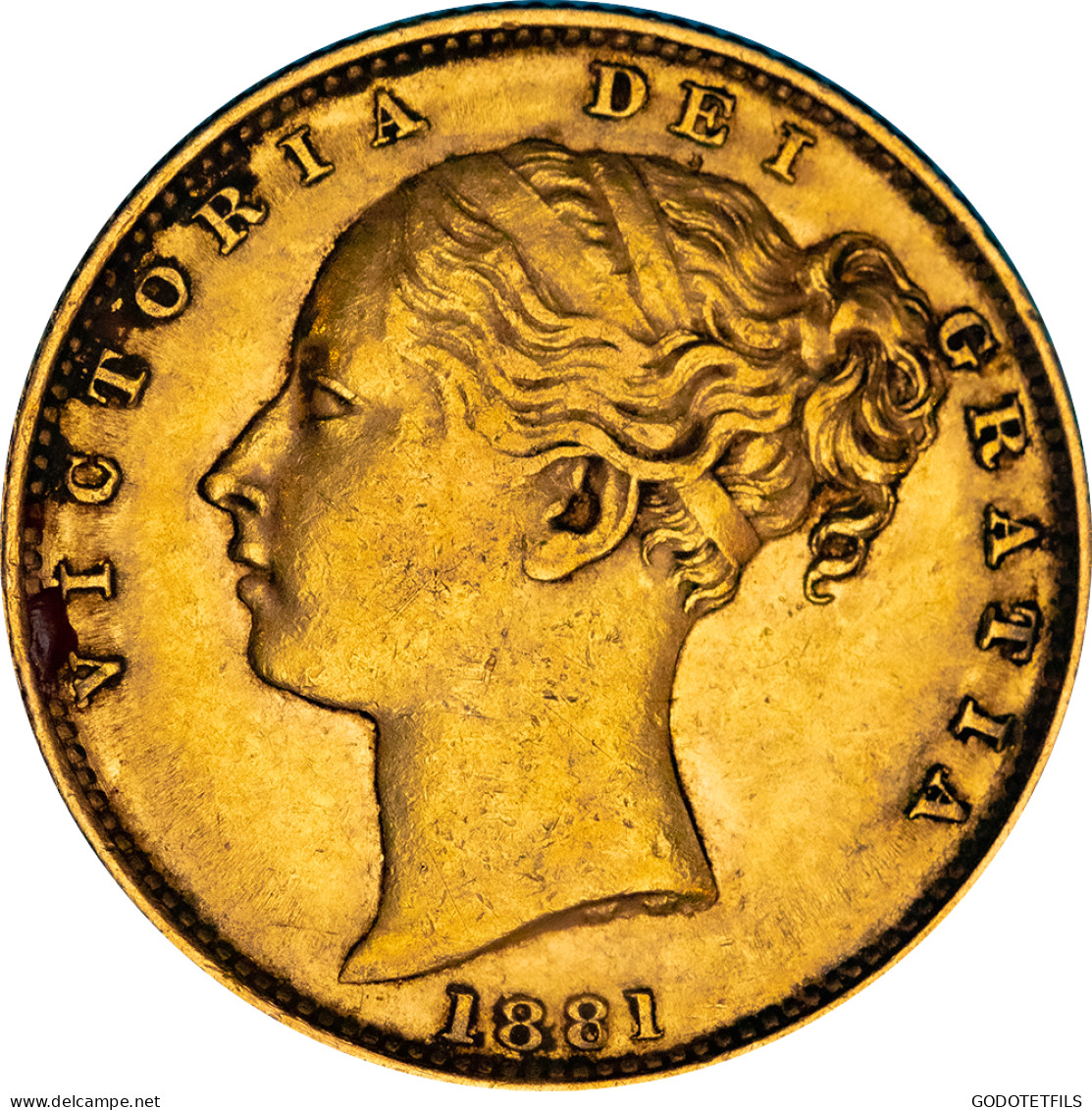 Australie Souverain Victoria Buste Jeune Et Armoiries 1881 Sydney - 1 Sovereign