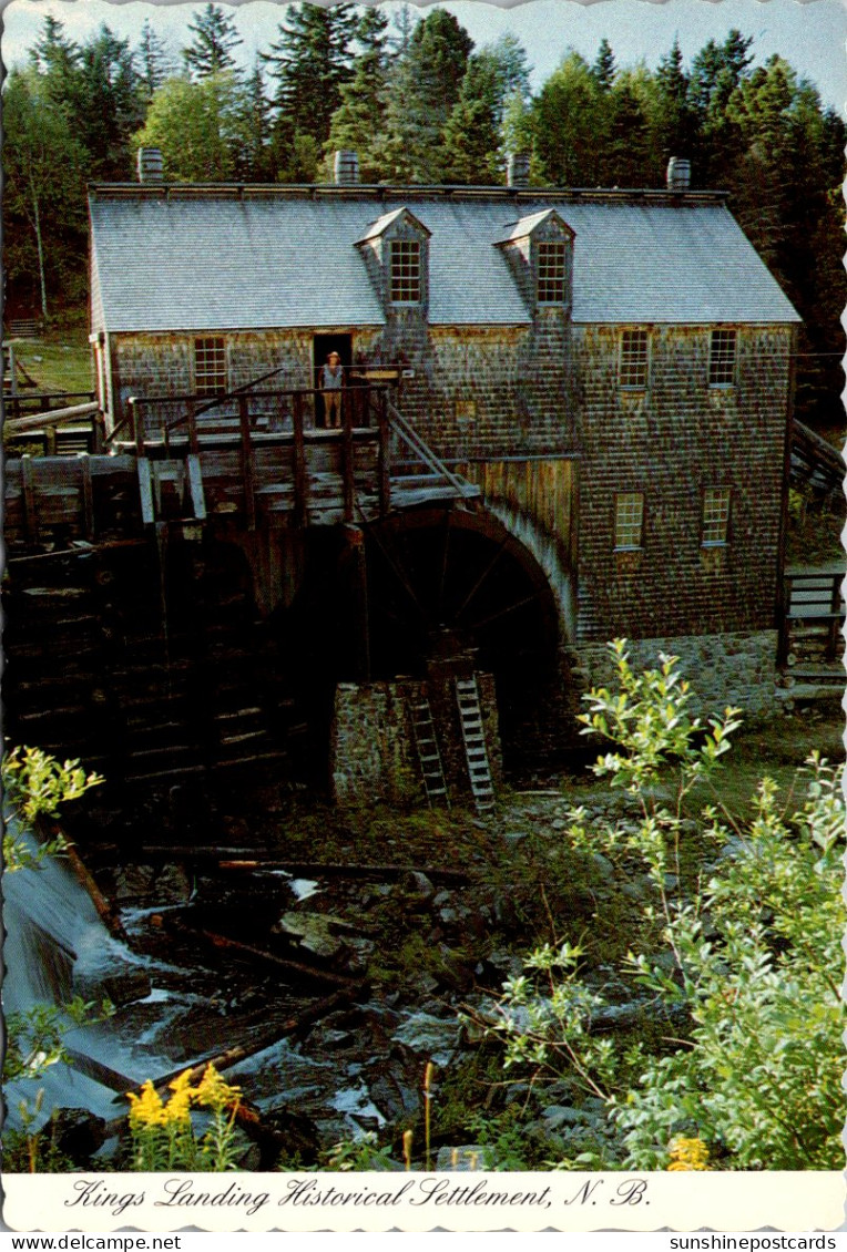 Canada New Brunswick Kings Landing Historical Settlement Old Saw Mill - Grand Falls