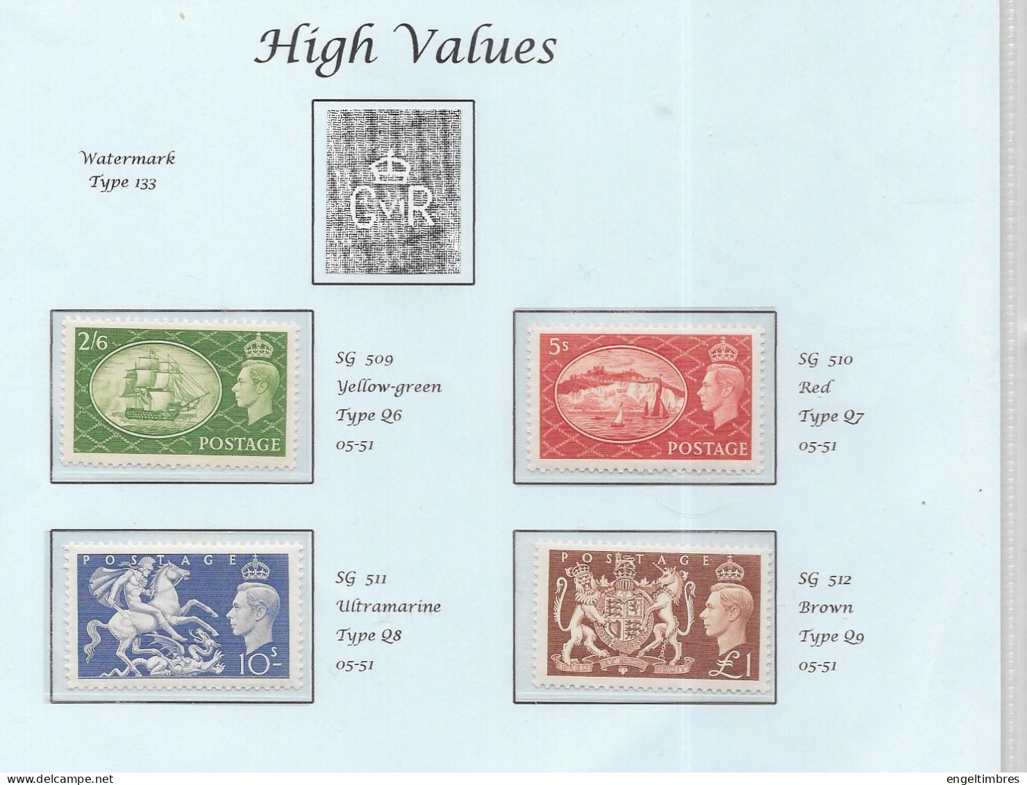 Gb 1948  Festival Of Britain   High Values -   SG509/SG512   U/M  See Notes & Scans - Unused Stamps