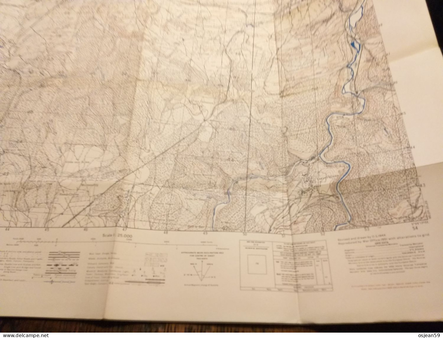 Carte Topographique De Belgique - Wellin 105- 1/25.000  - Année:1952. - Mapas/Atlas