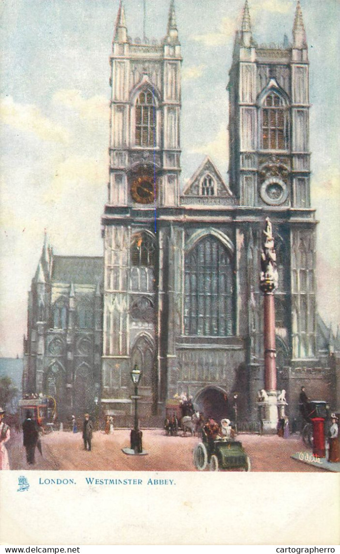 England London Westminster Abbey Raphael Tuck "Oilette" - Westminster Abbey