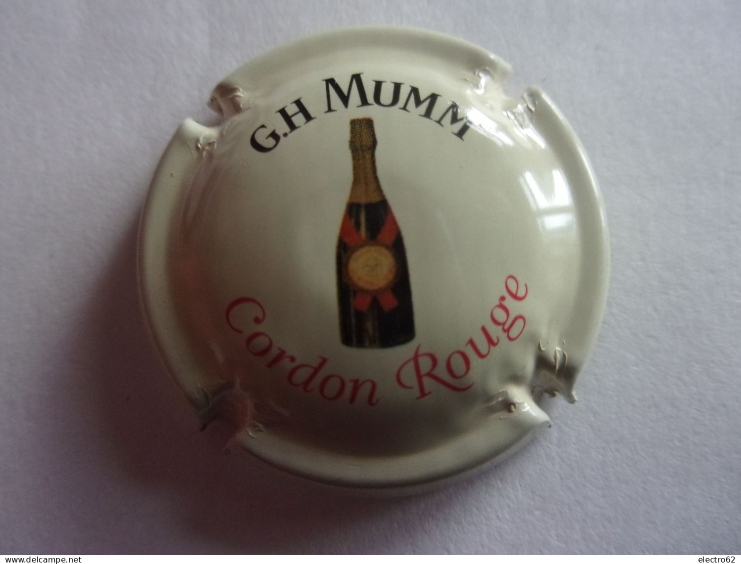 Capsule Cap's De Champagne  GH Mumm Cordon Rouge Reims Bouteille - Mumm GH