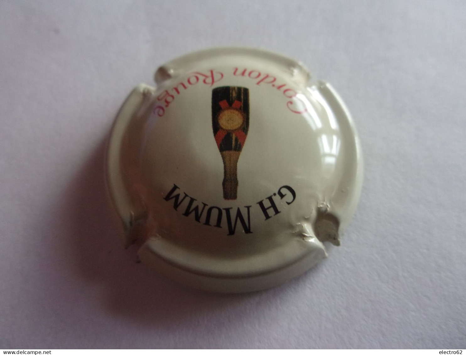 Capsule Cap's De Champagne  GH Mumm Cordon Rouge Reims Bouteille - Mumm GH