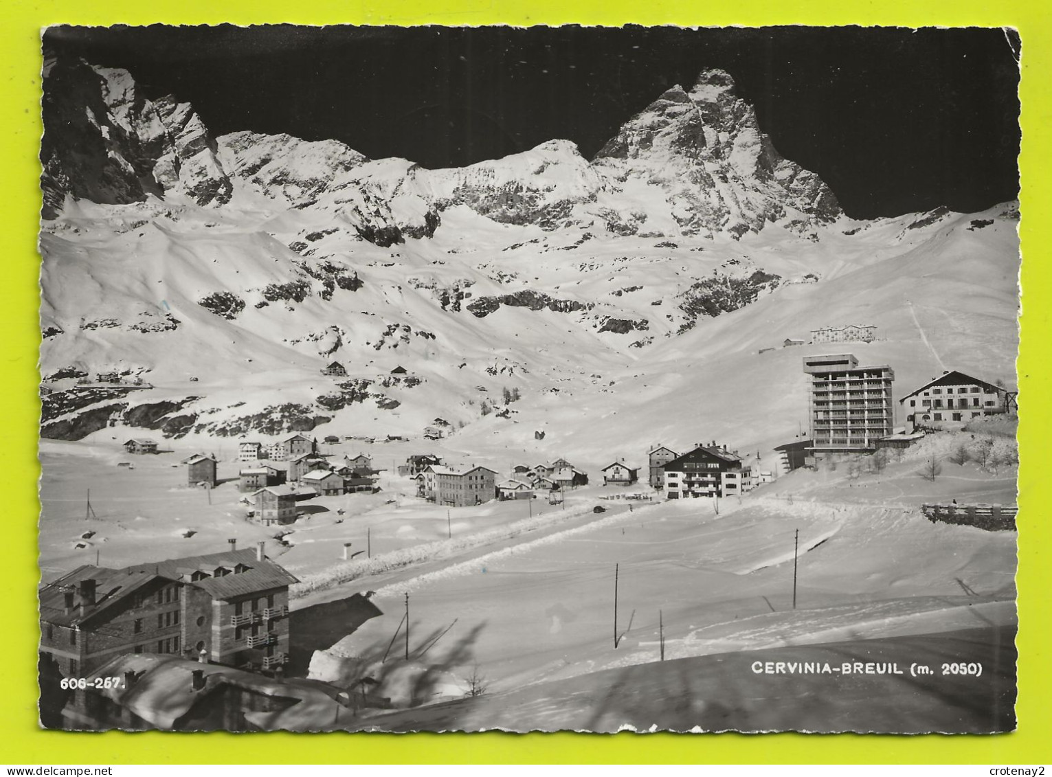 Val D'Aosta CERVINIA BREUIL N°606 267 En 1956 VOIR ZOOM Restaurant ASTORIA Ediz Foti Mariani - Aosta