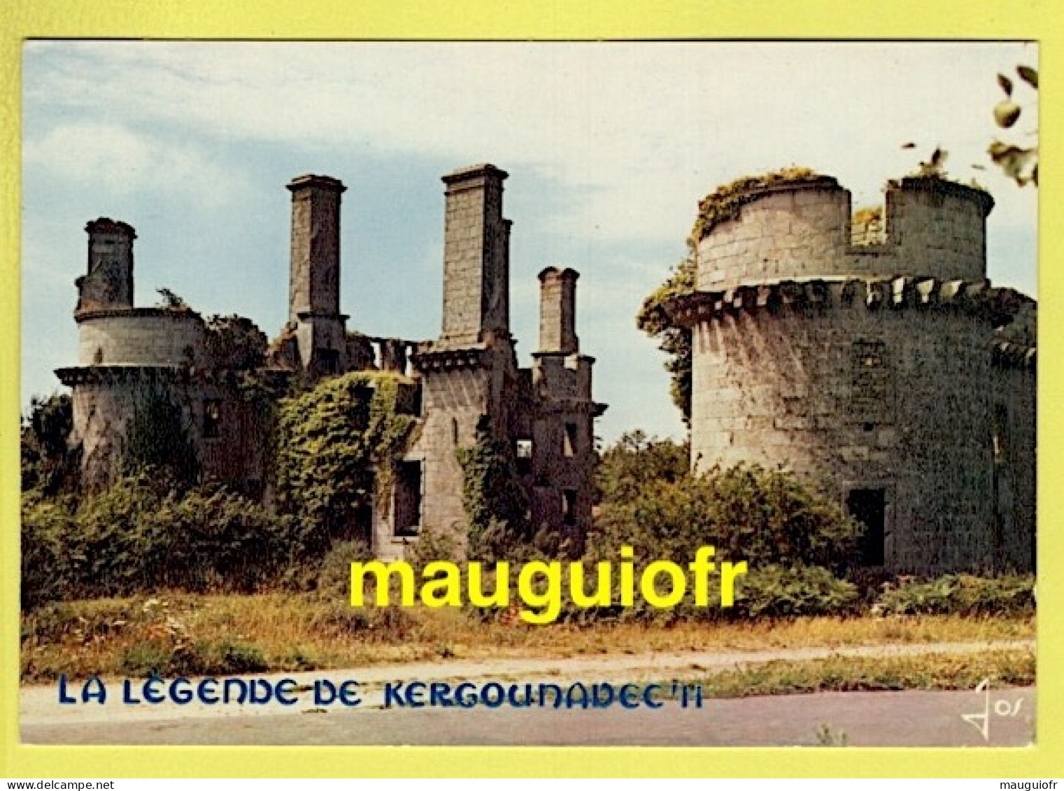 29 FINISTÈRE / CLÉDER / LE CHÂTEAU ET LA LÉGENDE DE KERGOUNADEC'H - Cléder