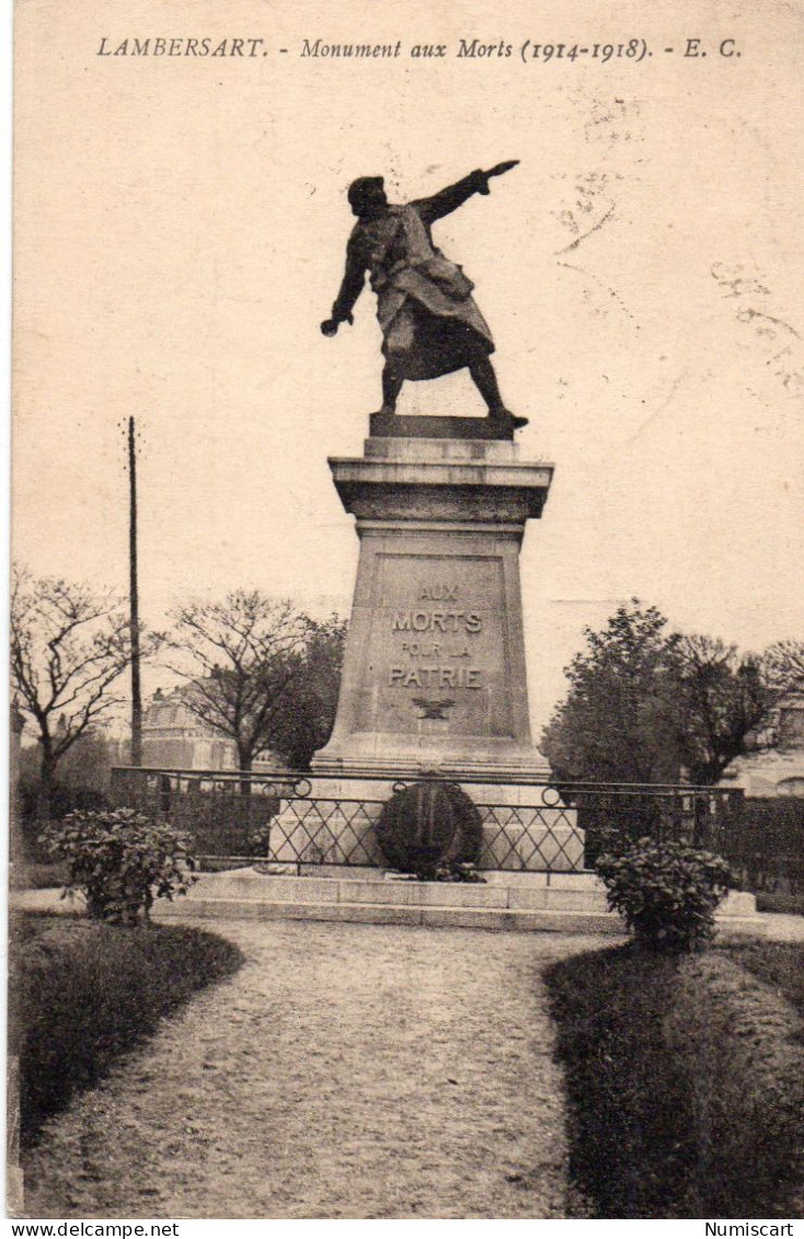 Lambersart Monument Aux Morts Guerre 14-18 - Lambersart