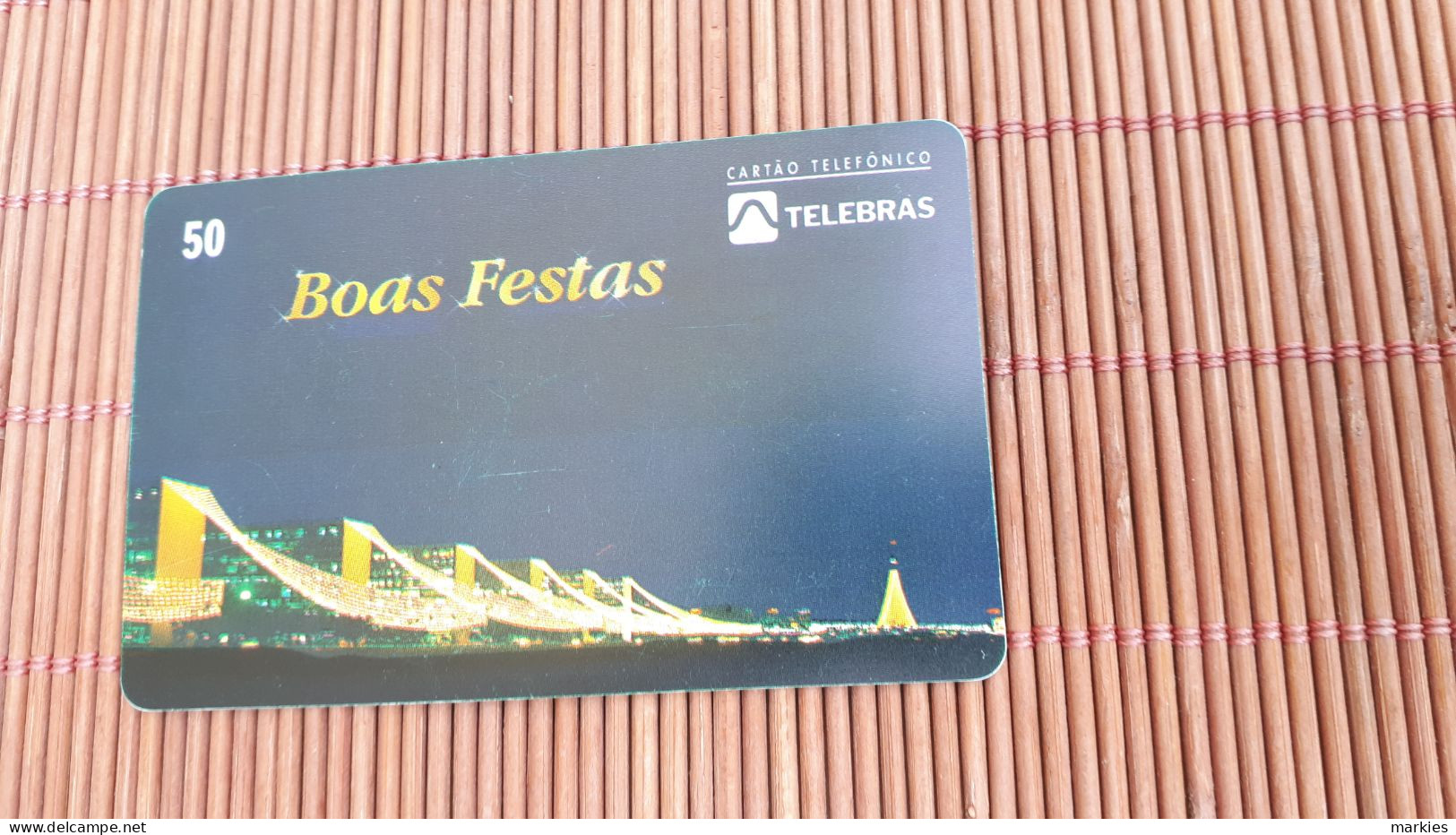 Phoneacard Boas Festas Used Rare ! - Brasilien