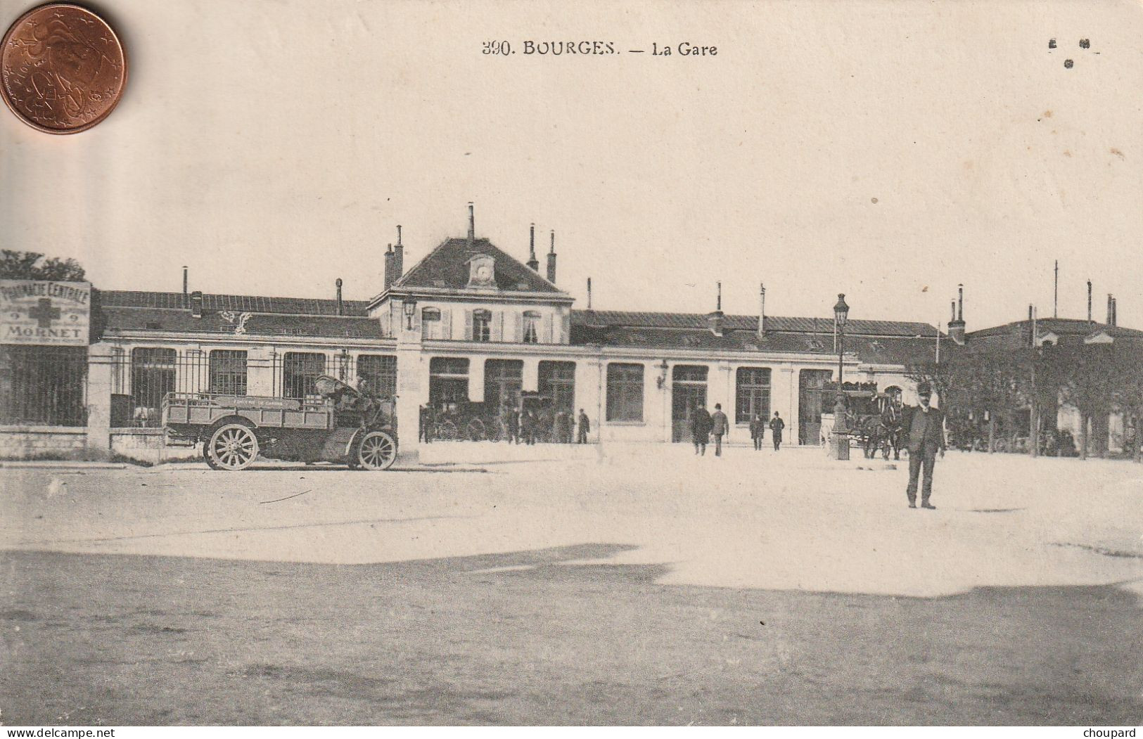 18 - Carte Postale Ancienne De  BOURGES   La Gare - Bourges