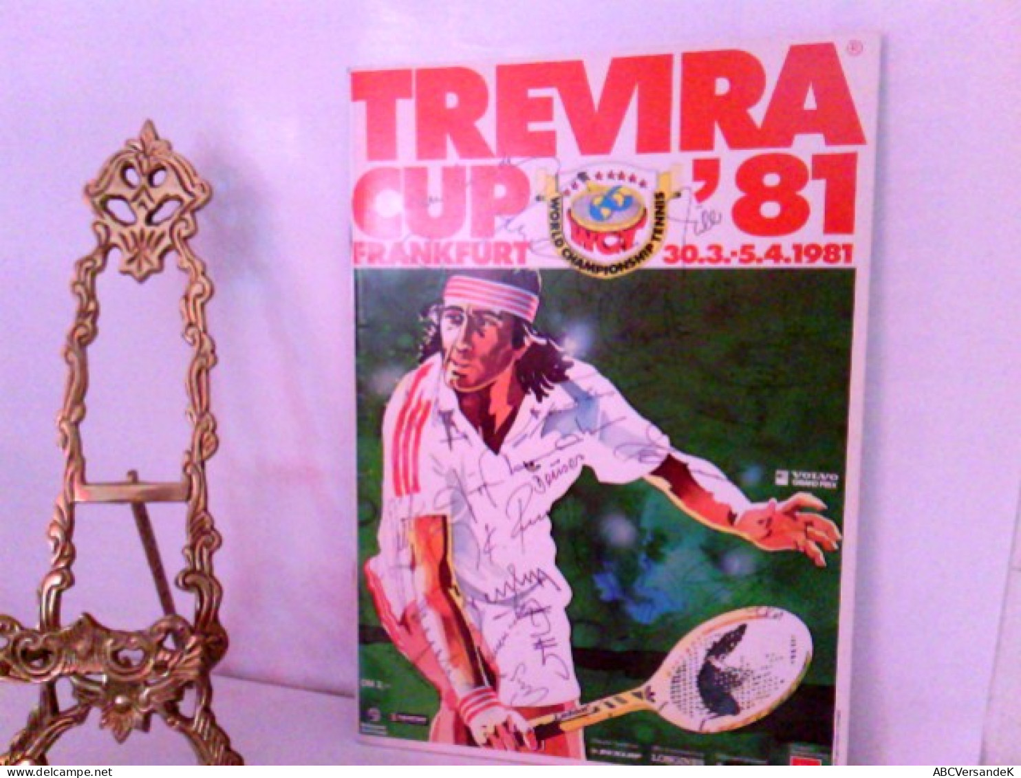 World Championship Tennis - TREVIRA CUP '81 Festhalle Frankfurt 30.03. - 5.04 1981 - Signierte Bücher