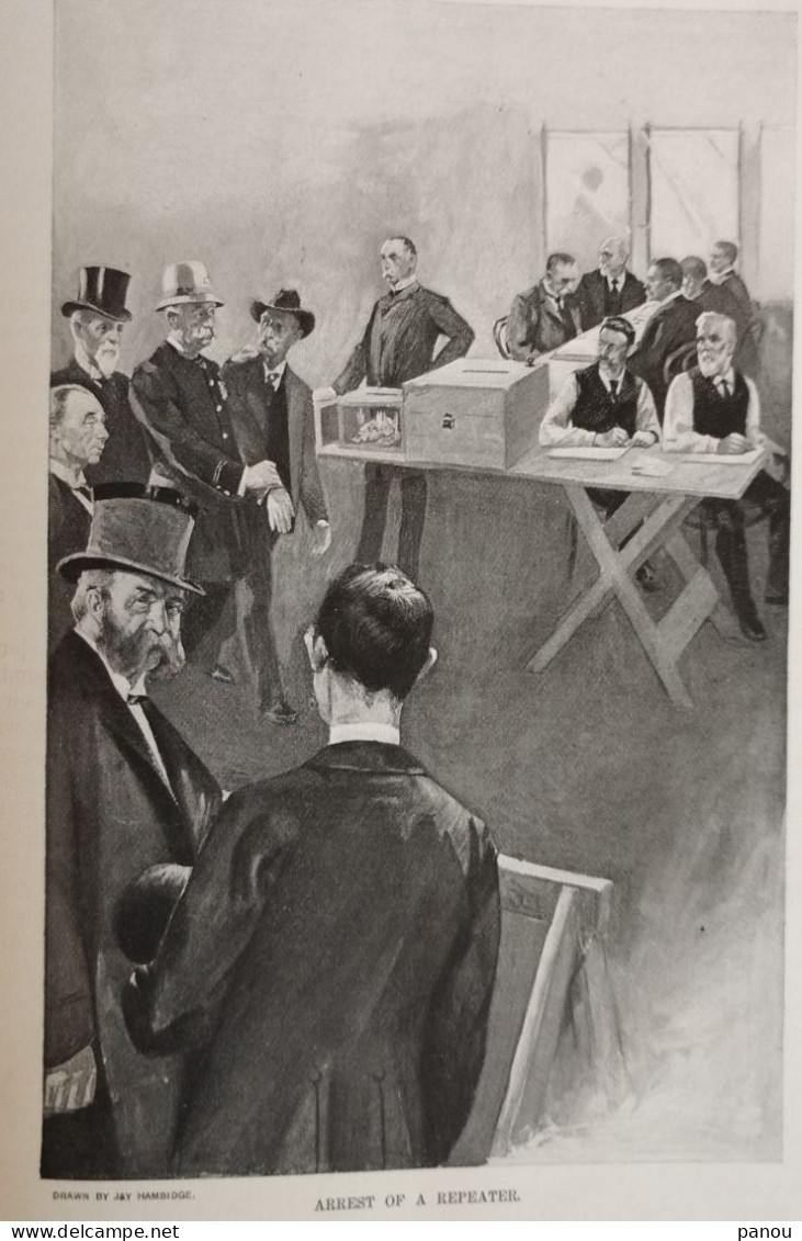 THE CENTURY MAGAZINE, 1896. ELECTIONS NEW YORK. CAMPAIGNING WITH GRANT. CONFEDERACY - Altri & Non Classificati