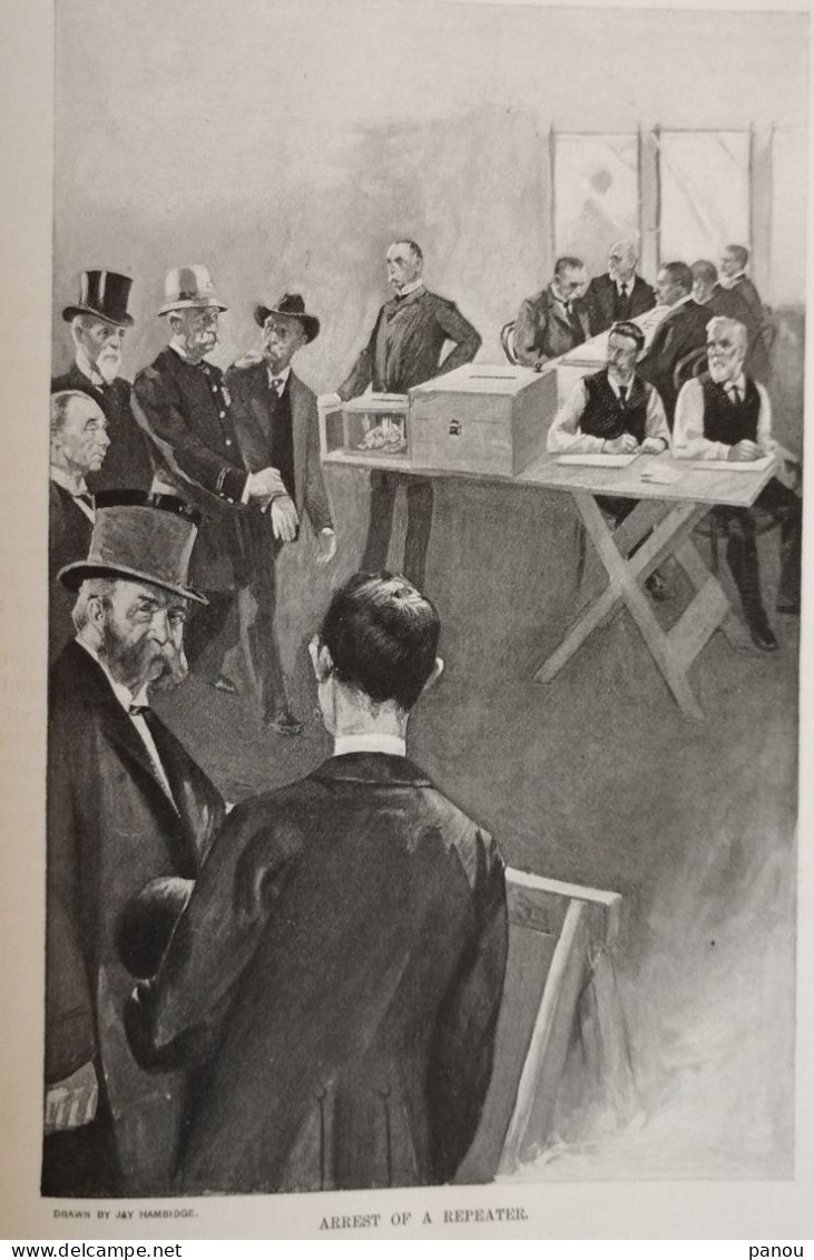 THE CENTURY MAGAZINE, 1896. ELECTIONS NEW YORK. CAMPAIGNING WITH GRANT. CONFEDERACY - Otros & Sin Clasificación