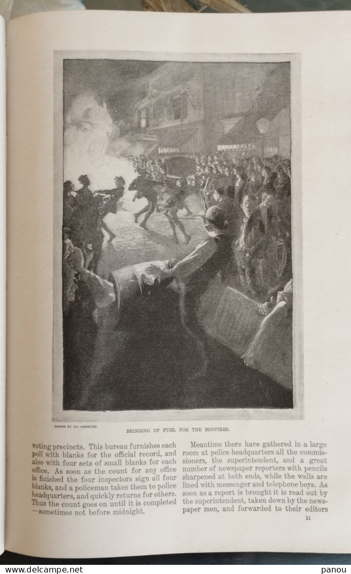 THE CENTURY MAGAZINE, 1896. ELECTIONS NEW YORK. CAMPAIGNING WITH GRANT. CONFEDERACY - Altri & Non Classificati