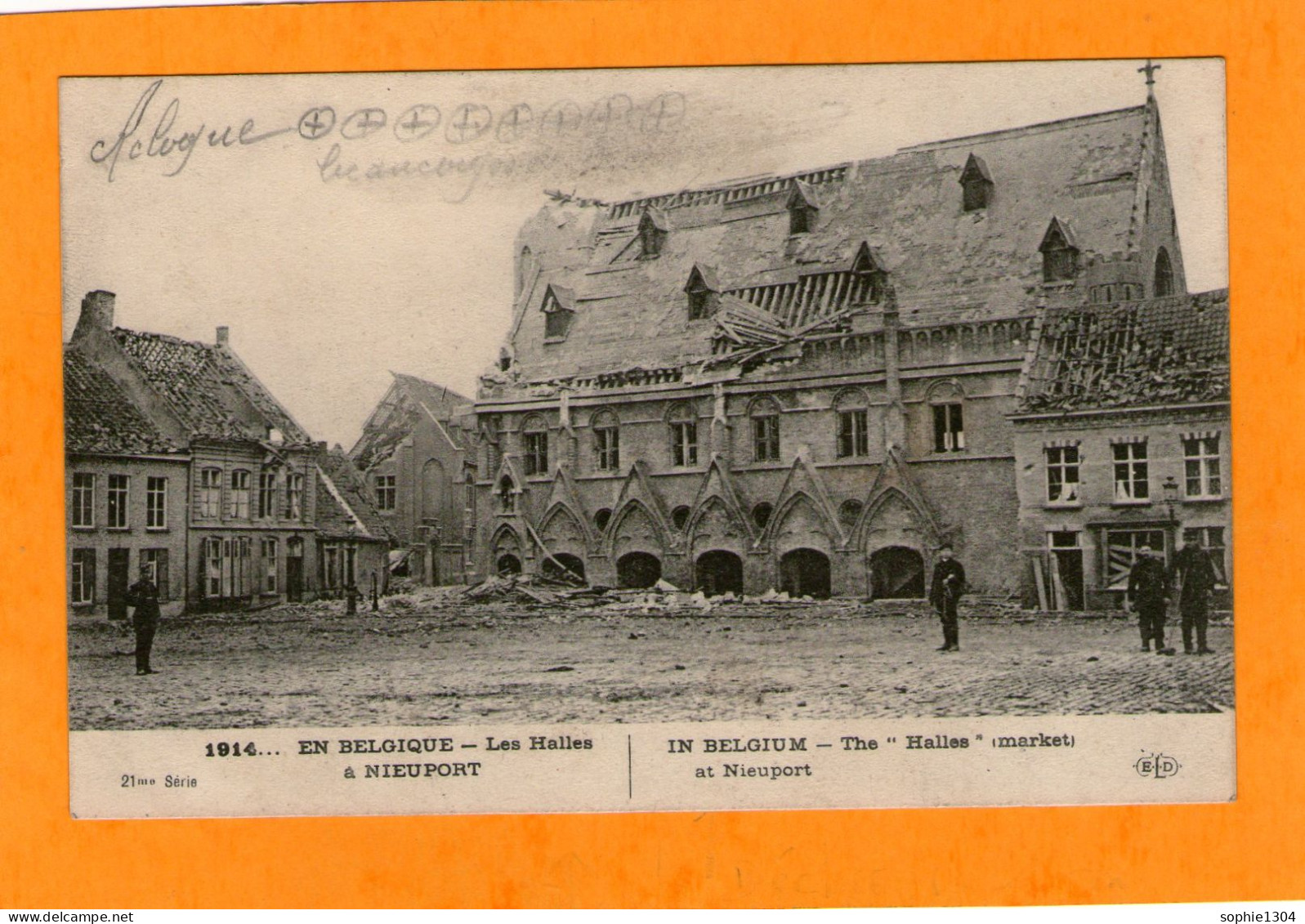 NIEUPORT - 1914-  Les Halles - - Nieuwpoort