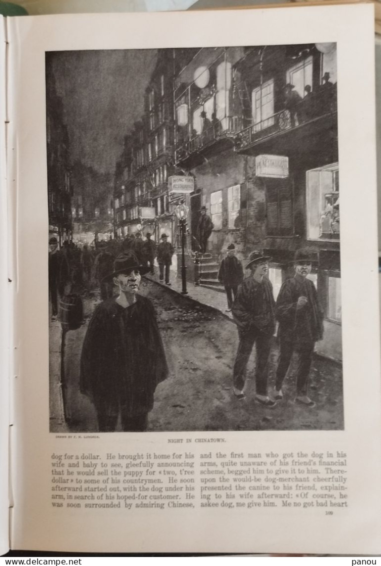 THE CENTURY MAGAZINE, 1896. THE CHINESE OF NEW YORK CHINA CHINATOWN - Altri & Non Classificati