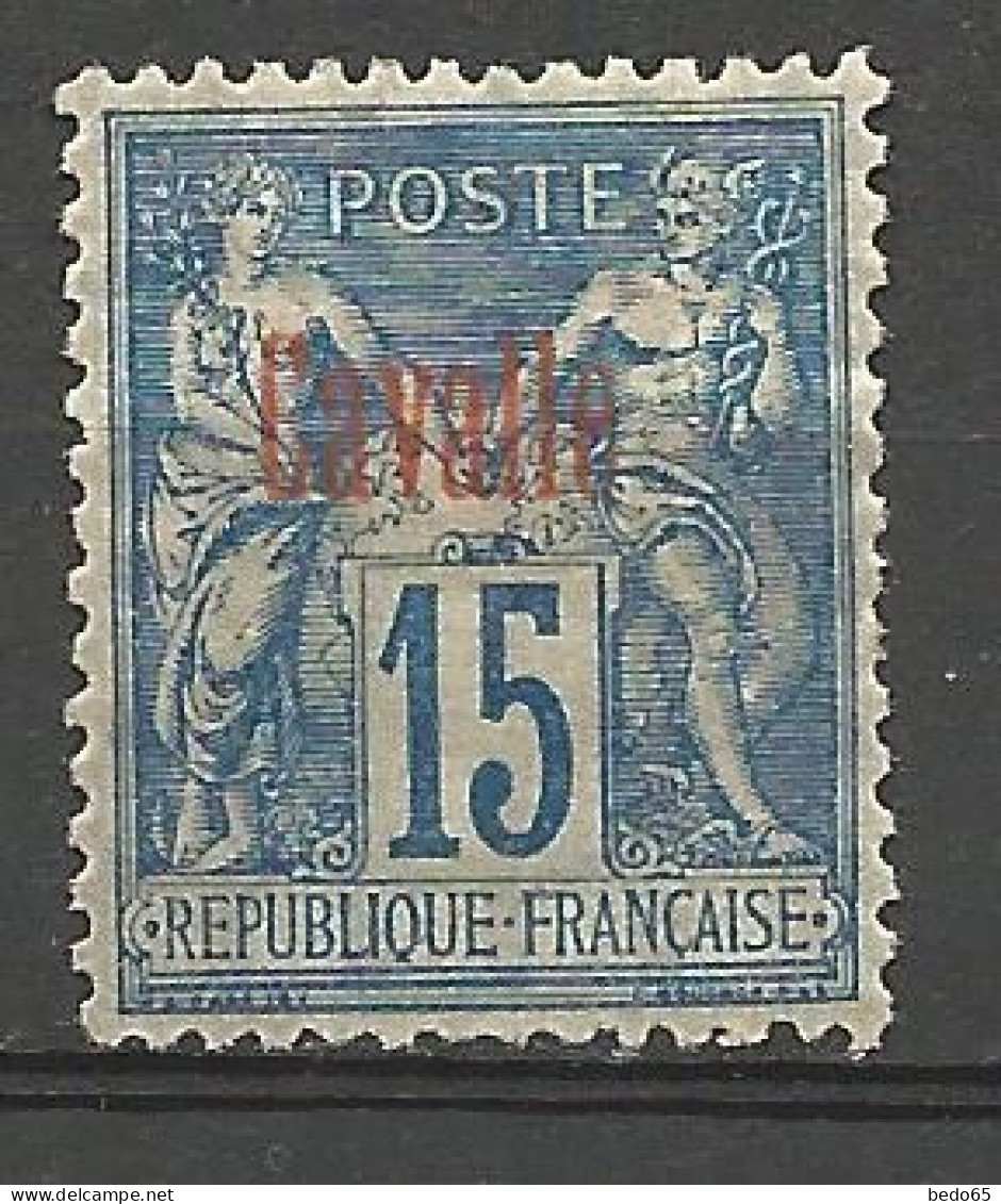 CAVALLE N° 5NEUF*  CHARNIERE Aminci  / Hinge  / MH / Signé BRUN - Nuevos