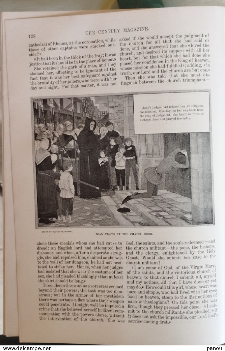 THE CENTURY MAGAZINE, 1896.  JOAN OF ARC JEANNE D' ARC FRANCE - Autres & Non Classés