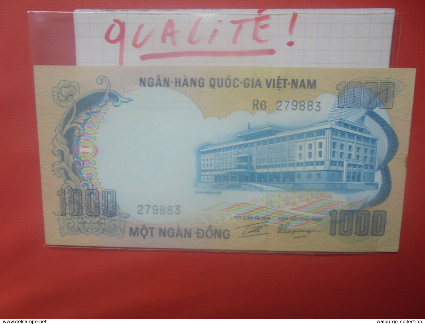 Viêt-Nam (Sud) 1000 Dông 1972 Peu Circuler Belle Qualité (B.29) - Viêt-Nam