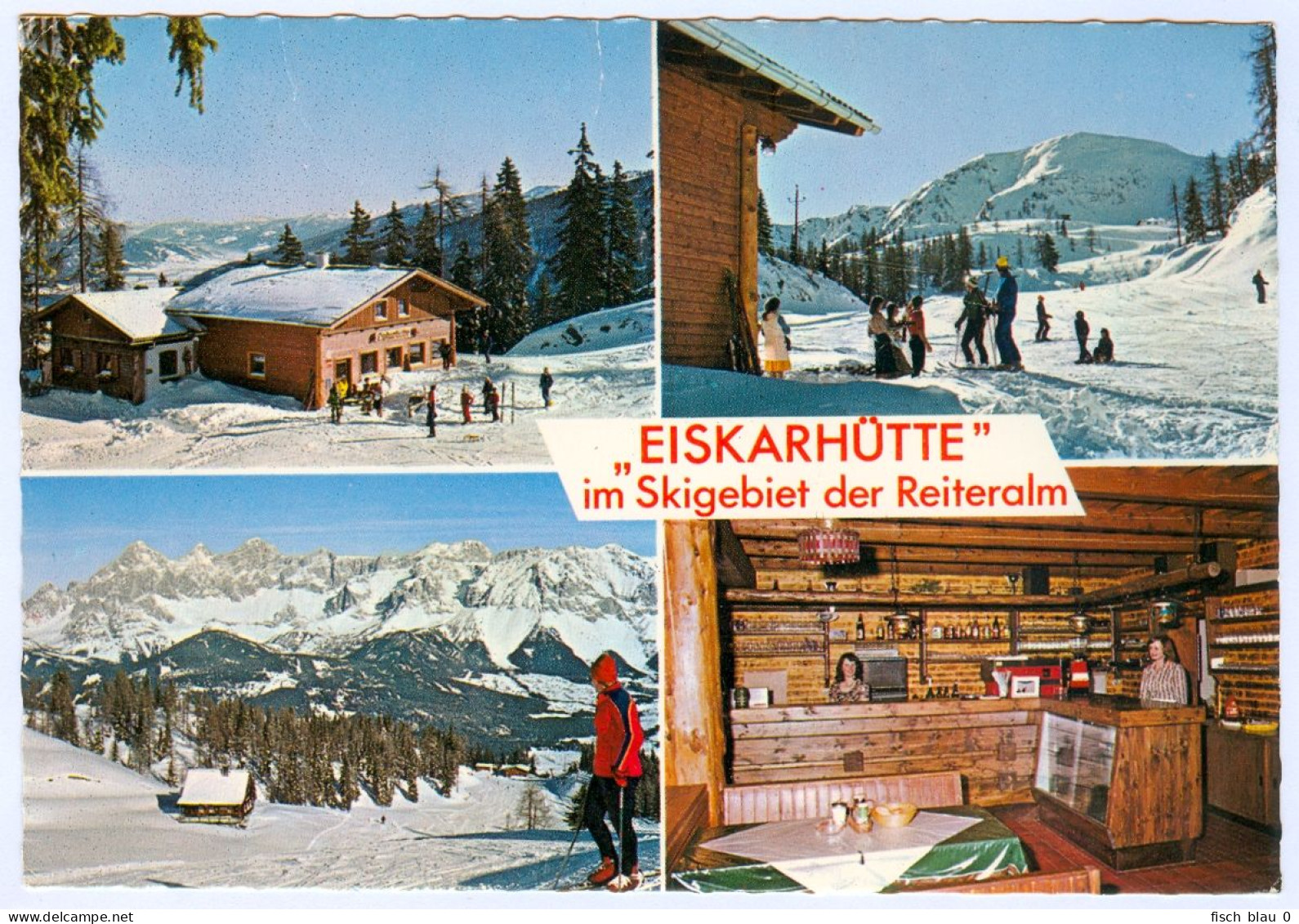 AK Schutzhütte Eiskarhütte 8973 Pichl-Preunegg Gleiming Schladming Mitterwallner Reiteralm Winter Schnee Steiermark - Schladming