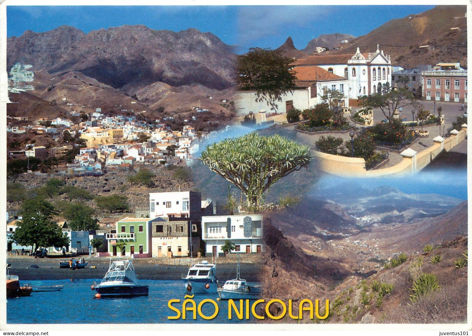 CPSM Cap Vert-Cabo Verde-Sāo Nicolau-Beau Timbre      L2293 - Cap Vert
