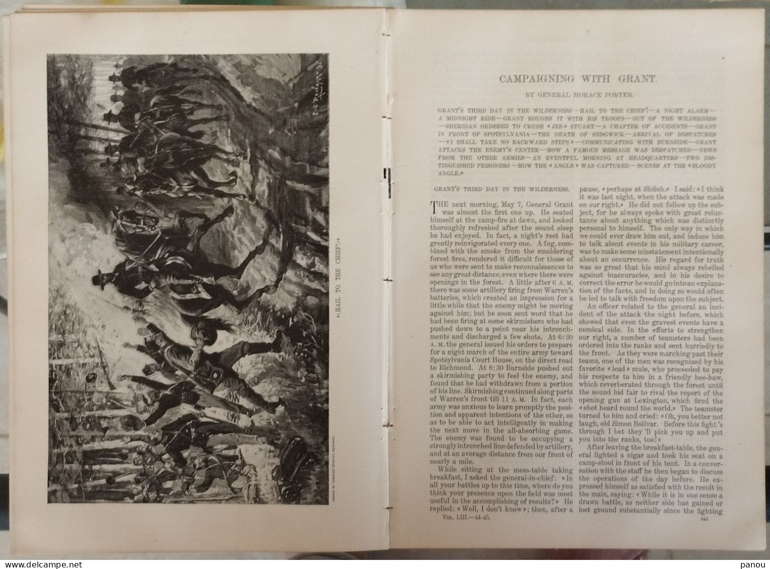 THE CENTURY MAGAZINE, 1897. Franz Von LENBACH THE PAINTER OF BISMARCK. ​​​​​​​CAMPAIGNING WITH GRANT - Other & Unclassified