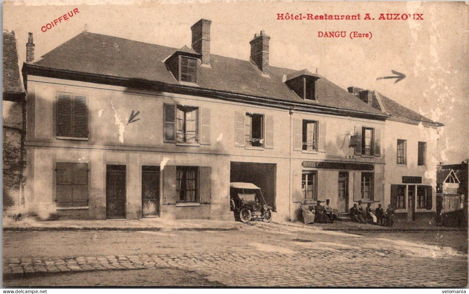 S13722 Cpa 27 Dangu - Hôtel Restaurant A. Auzoux - Dangu