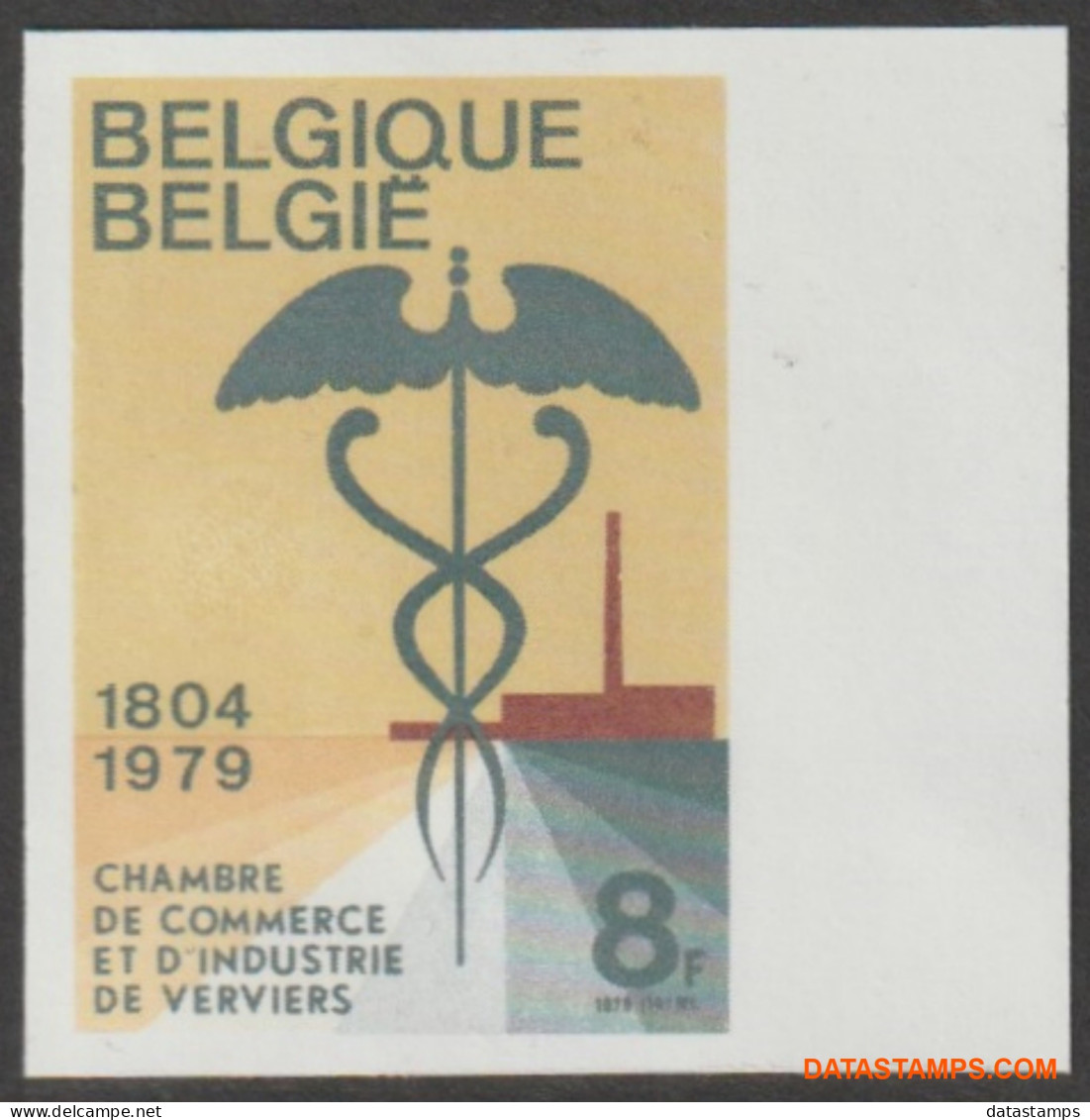 België 1979 - Mi:1989, Yv:1927, OBP:1937, Stamp - □ - Kamer Handel En Nijverheid  - 1961-1980